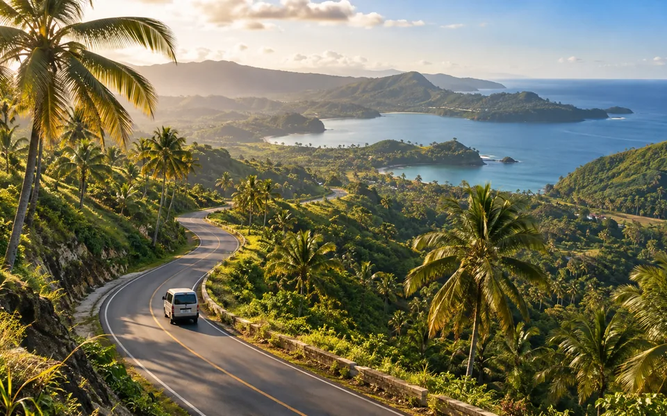 AI illustration inspired by Samaná tours from Punta Cana